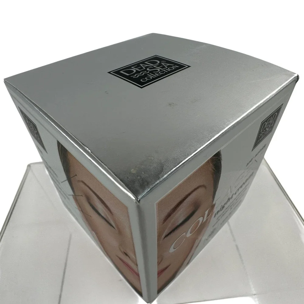 Dead Sea Collection Womens 1.69 oz Night Cream Silver‎ Anti-Wrinkle Collagen